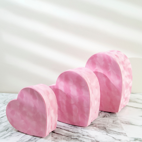 Heart Shaped Velvet Flower Box | Gift Box |Flower Box | Candy Box | Valentines Box | Mothers Day Box | Christmas Box |Christmas Gift |