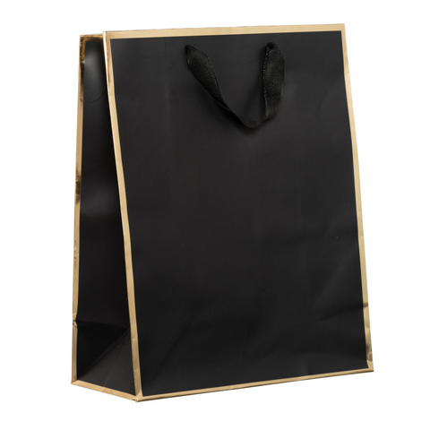 10-pack Black & Gold Gift Bags |Wedding Box |Birthday Box |Bridal Shower Box |Christmas Box |Christmas Gift |Gift Boxchristmas