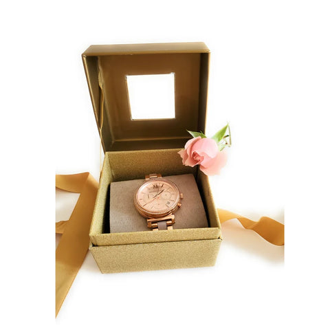 image of a gold sparkle window box