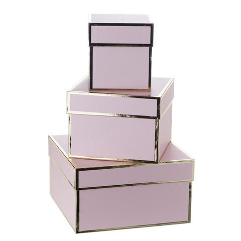 image of a Square Gold Edged Gift Boxes