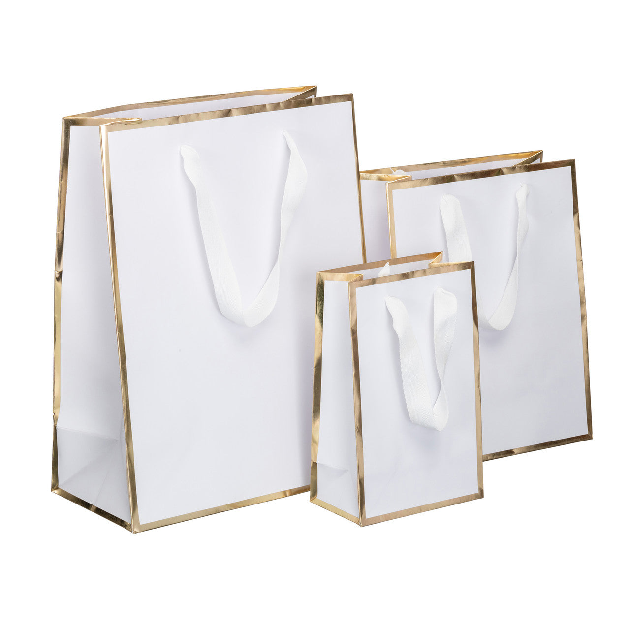 White and 2025 gold bag