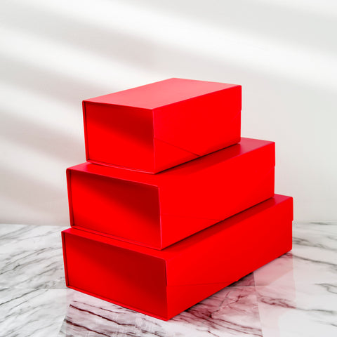 5-pack Red Magnetic Gift Box |red box | gift box | holiday box | christmas box |fathers day box |valentines box |mothers day box | gift box | elegant box |luxury box